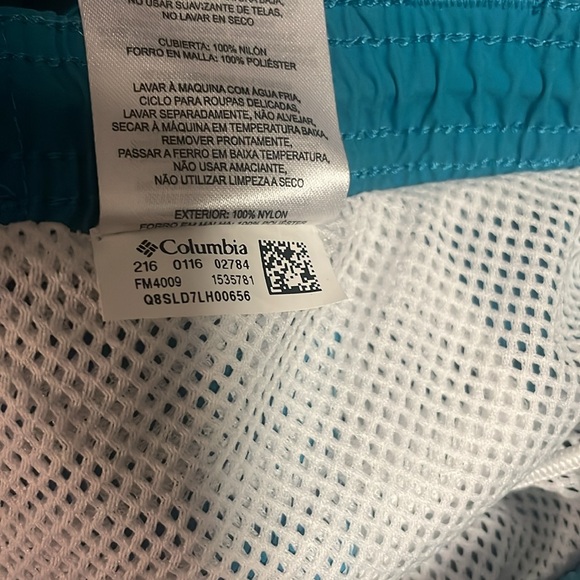 Columbia Size XL 8L Omni Shade PFG Blue Mens Active Swim Board Trunks - Picture 6 of 6